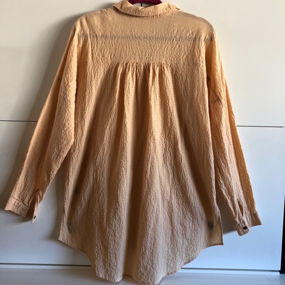 FREE PEOPLE BUTTON DOWN BLOUSE - Picture 5 of 5